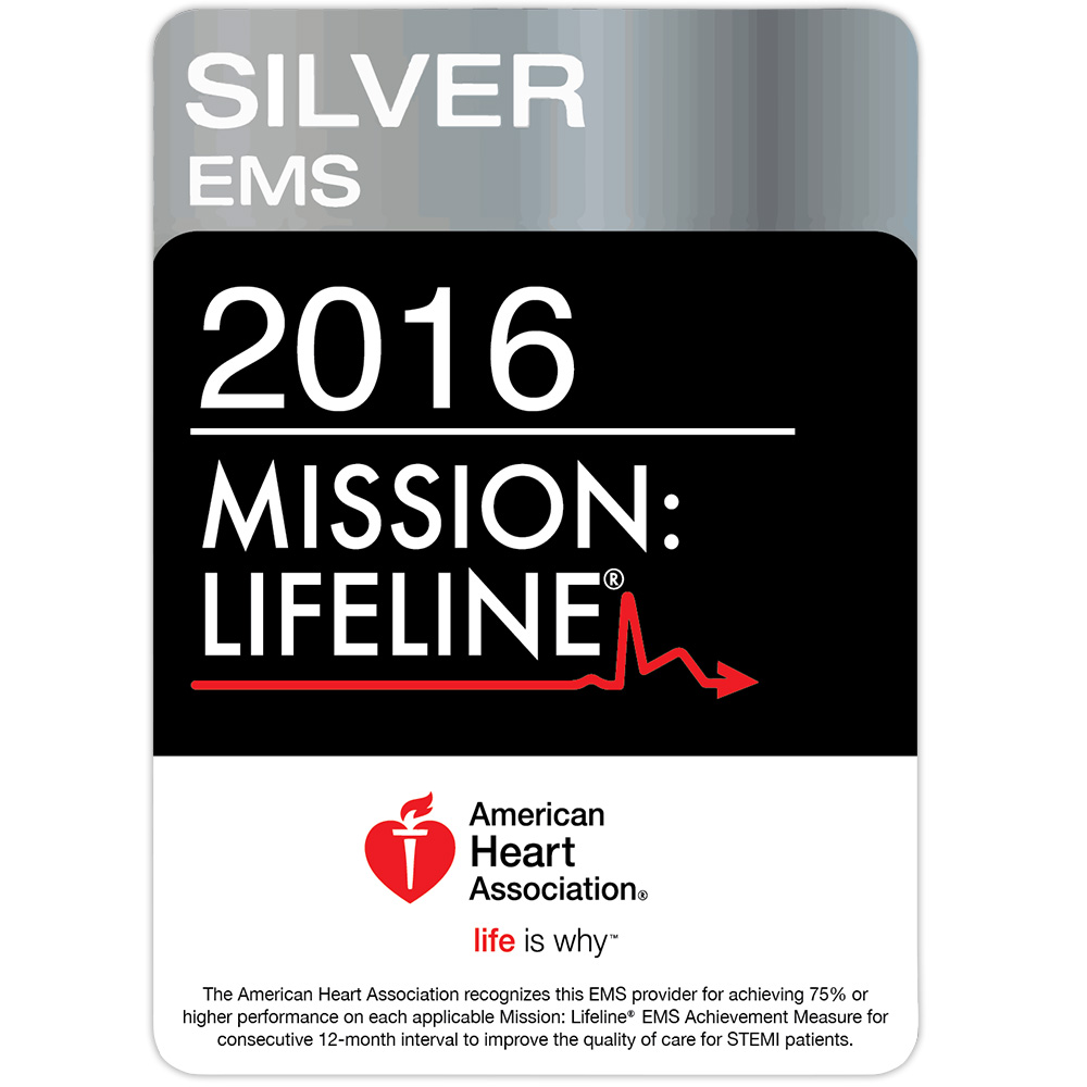 2016 Silver Mission Lifeline award