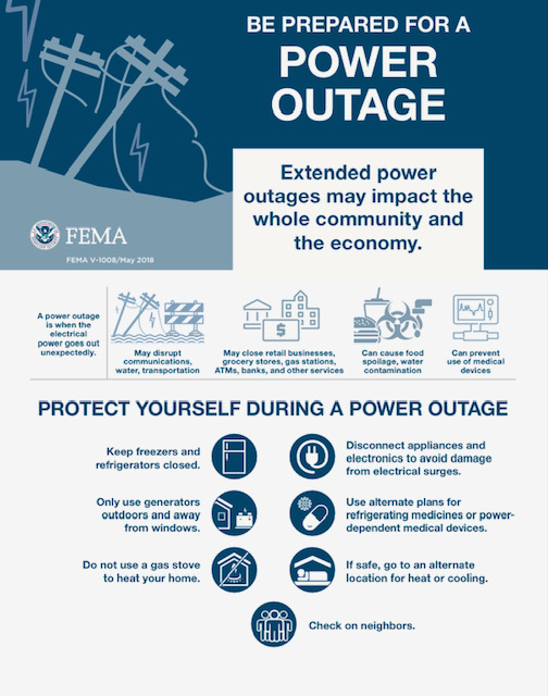 Power Outage Preparedness - COLONIE EMS